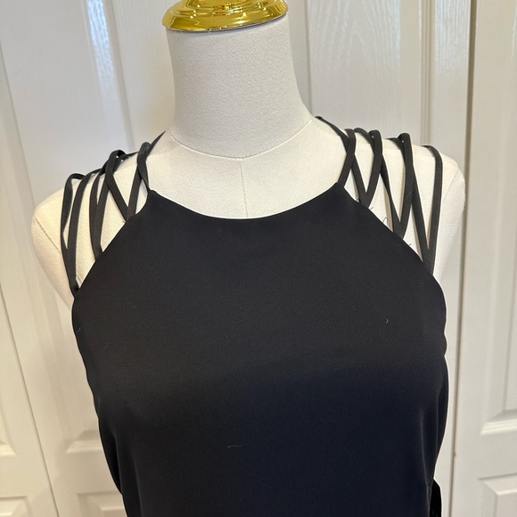 NWT Lauren Ralph Lauren black gown size 12 - Picture 2 of 7